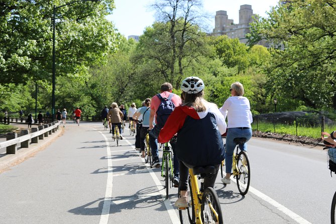 Central Park NYC Highlights Small-Group Bike Tour - West 56th Street check-in and bike setup that gets you riding fast