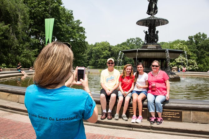 Central Park TV and Movie Sites Walking Tour - Stop-by-stop: Bethesda Fountain, Strawberry Fields, and the big-name spots