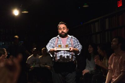 Drunk Shakespeare Ticket NYC - The bar setup: craft cocktails, cash purchases, and timing