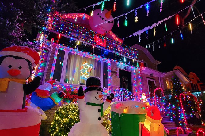 Dyker Heights Christmas Lights Guided Tour - The Brooklyn Bridge Skyline Stop: A Short Moment That Delivers