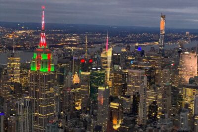 From New Jersey: New York City Skyline Tour - The flight route: what you actually see above Newark to Manhattan