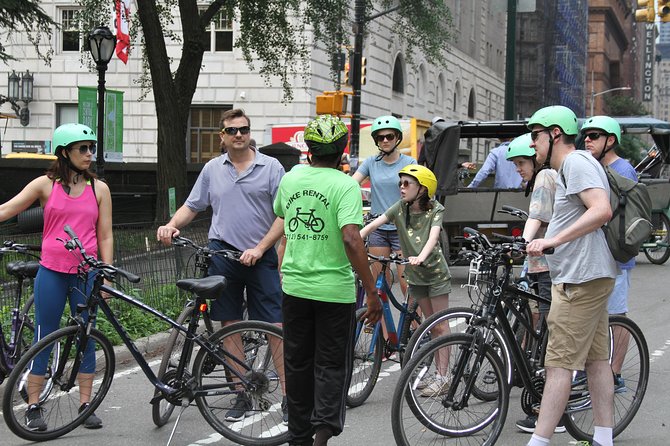 Guided Bike Tour of Central Park New York City - The route from Columbus Circle to the Mall and Literary Walk