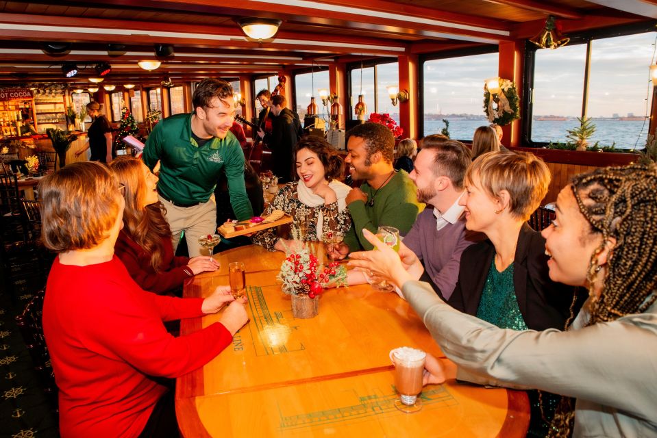 Manhattan: Statue and Skyline Cruise Aboard a Luxury Yacht - Drinks, Food, and Service: One Included Drink and a Real Crew Vibe