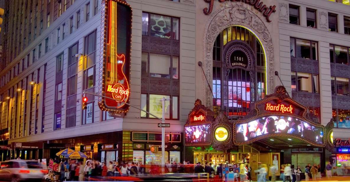 Meal at Hard Rock Cafe New York Times Square - Key things to know before you go