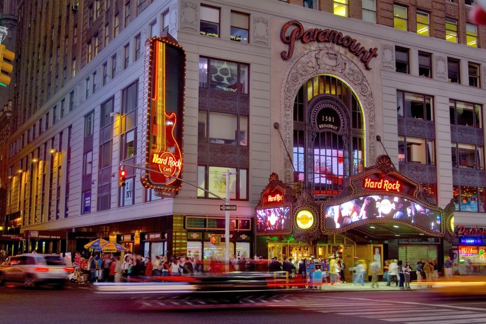 Meal at Hard Rock Cafe New York Times Square - Hard Rock Cafe Times Square: what you’re really booking