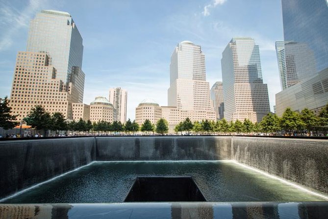New York 9/11 Memorial Tour with Optional One World Observatory - The end of the guided walk: Freedom Tower lobby and Voices film