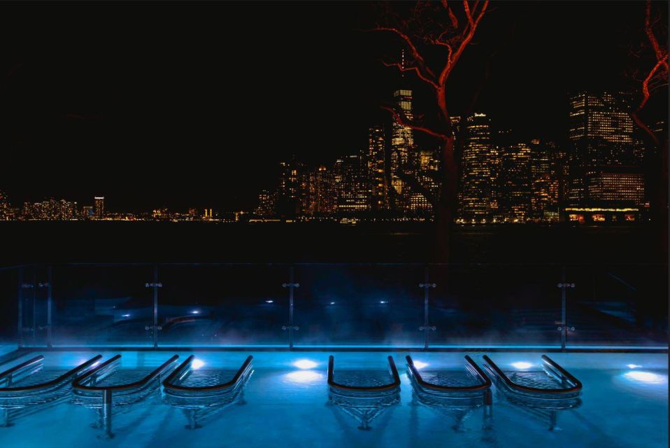 New York City: Entry Ticket to QC NY Spa on Governors Island - Outdoor heated pools: where the views make the soak