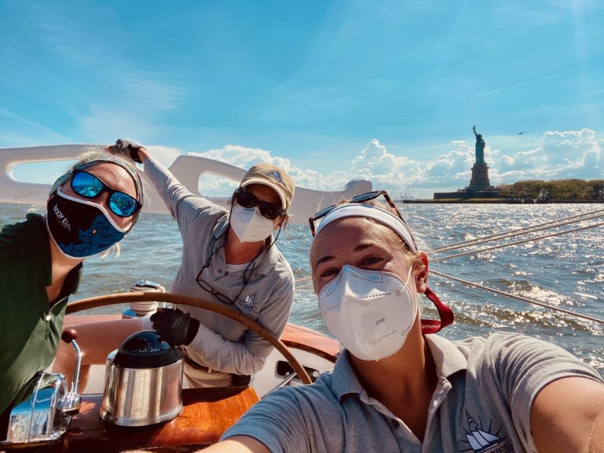 New York City: Sunset Sail Aboard a Schooner - Ellis Island and the Statue of Liberty: where the sunset really lands