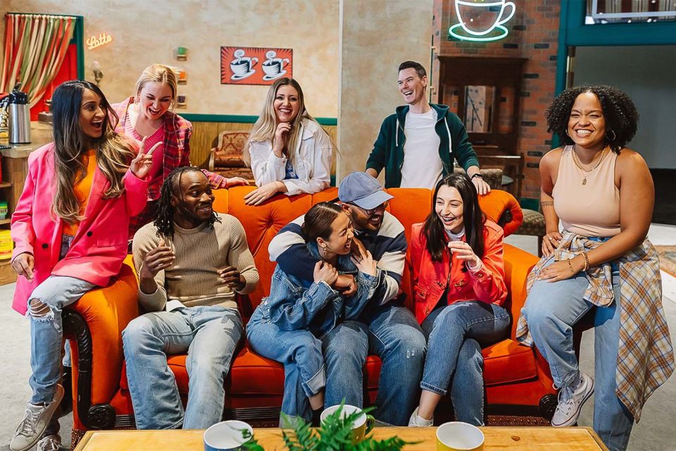 New York City: The FRIENDS™ Experience Entry Ticket - The Photo Circuit: Orange Couch, Kitchen Table, and Comfy Chairs