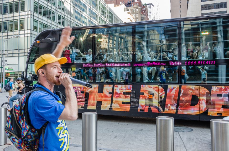 New York City: The Ride Interactive Bus Tour - The landmarks you’ll see: Grand Central, Bryant Park, and 42nd Street