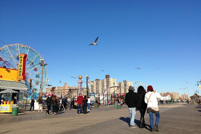 NYC Highlights Tour: Bronx, Brooklyn, Harlem, Queens & Coney - Coney Island finale (optional): boardwalk, sand, and Nathan’s