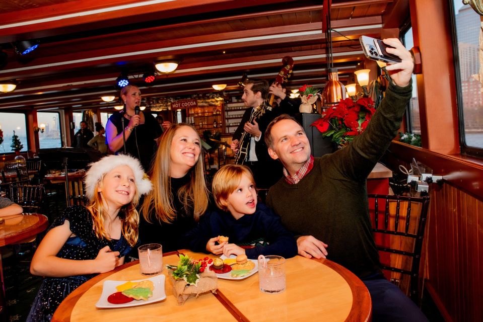 NYC: Holiday Yacht Cruise with Jazz, Cocoa & Carols - Entering the Holiday Scene at Chelsea Piers (Pier 62)