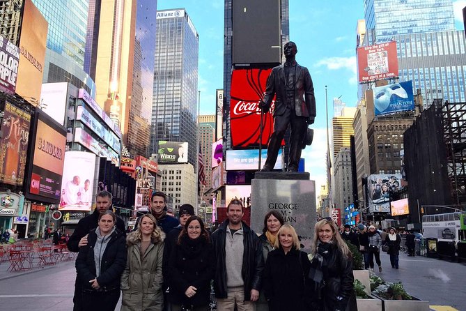 NYC in a Day Tour: Lady Liberty, Times Square, Freedom Tower - 9/11 Memorial Pools and the World Trade Center sites: a quiet pause