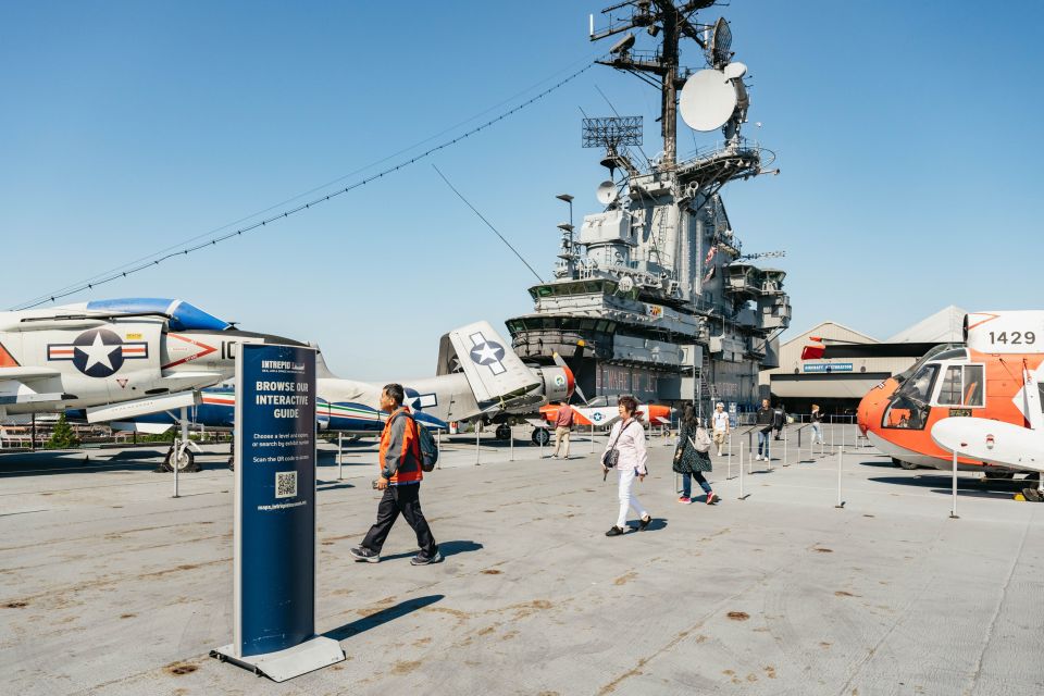 NYC: Intrepid Museum Entry Ticket - Flight Deck: Restored Aircraft and the Sense of Real Flight Ops