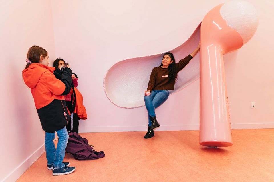 NYC: Museum of Ice Cream Entry Ticket - The three-story slide: fun first, safety second