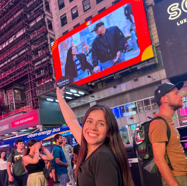 NYC: See Yourself on a Times Square Billboard for 24 Hours - Custom Frames and Text: Turning a Photo Into a Message