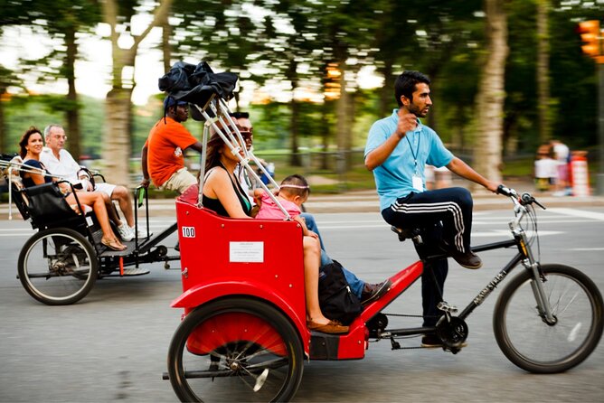 Private Central Park Pedicab Tour - Comfort and control on a private pedicab ride