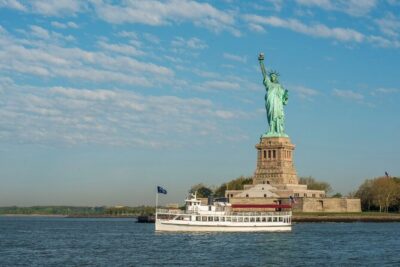 Statue of Liberty and New York City Skyline Sightseeing Cruise - The Yacht Setup: Indoor Comfort vs Open Bow Photos