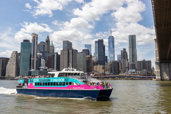 Statue of Liberty & NYC Skyline Cruise - Freedom Liberty Tour - Manhattan Bridge Perspective + Edge Sightlines